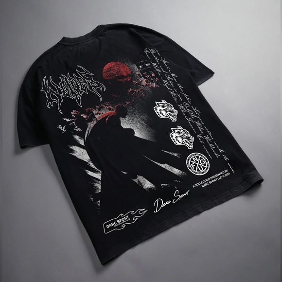 IN THE SHADOWS "PREMIUM" OVERSIZED TEE IN BLACK- Soldout!! - Picture 10 of 10